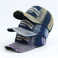 Wholesale Unisex Gradient Color Baseball Cap Vintage Washed Hats Embroidery Letter Pattern for Men and Women