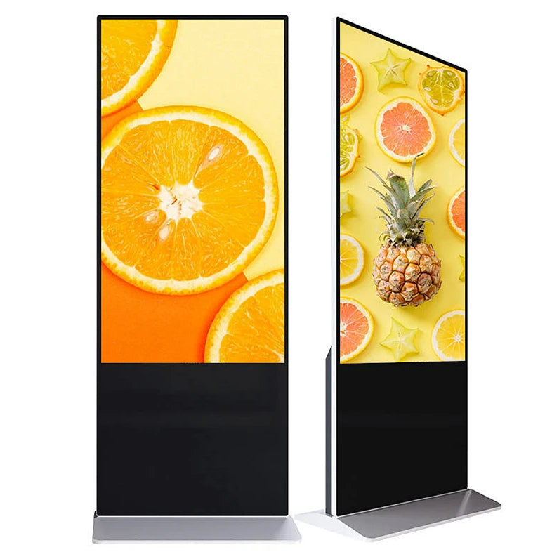 Best Selling 32" 43" 49" 50"55 Vertical bar Multi Touch Screen Kiosk with Floor-standing Advertising Player