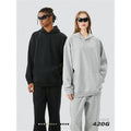 420 Gsm Cotton Custom Logo Oversize Men Plain Heavyweight Terry No String Thick Blank Hoodies