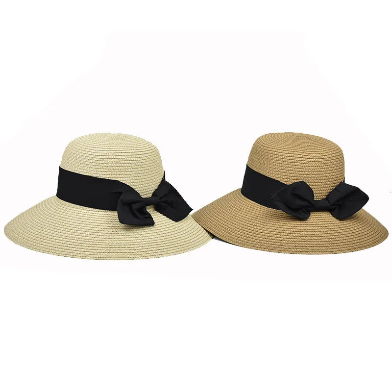 Spring Summer Outdoor Women Sun Floppy Fedora Straw Braid Beach Cap Panama Breathable Straw Hat Unisex Adults Plain Character