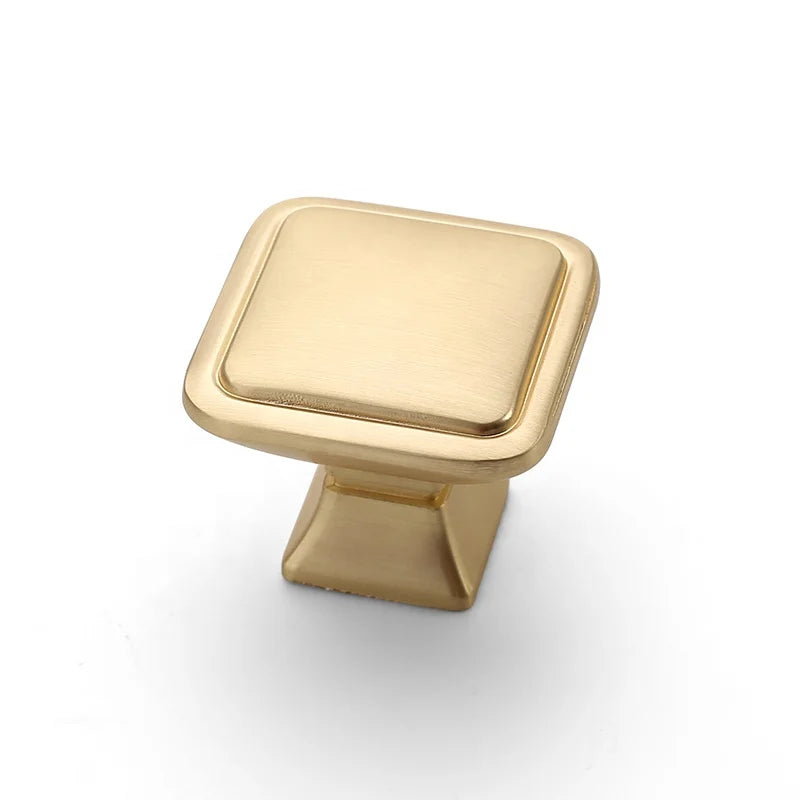 Zinc Alloy Single Hole Knobs Handles Modern Kitchen Cabinet Dresser Wardrobe Metal Handles Knobs 1459