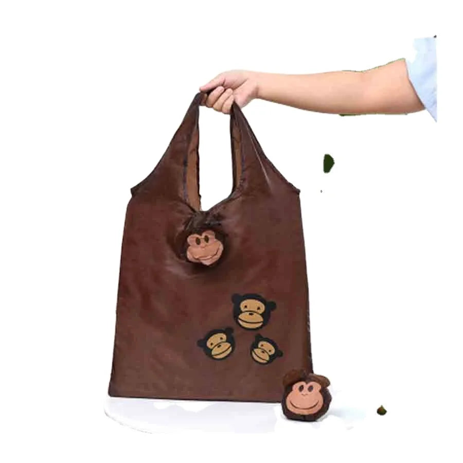 Reusable Grocery Pocket Foldable Recycle Fruit and Vegetables Folding Eco Friendly Grocery Shopping Bag