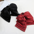 Fashion Handmade Retro Big Size Ponytail Hair Clips Accessories Ribbon Bow Hair Claw Clips Headdress Hair Clips