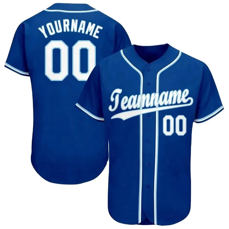 Short-sleeve Hip Hop Street Wear Men/Women/Youth Custom Printing  Baseball Jersey Softball Game Training Shirt