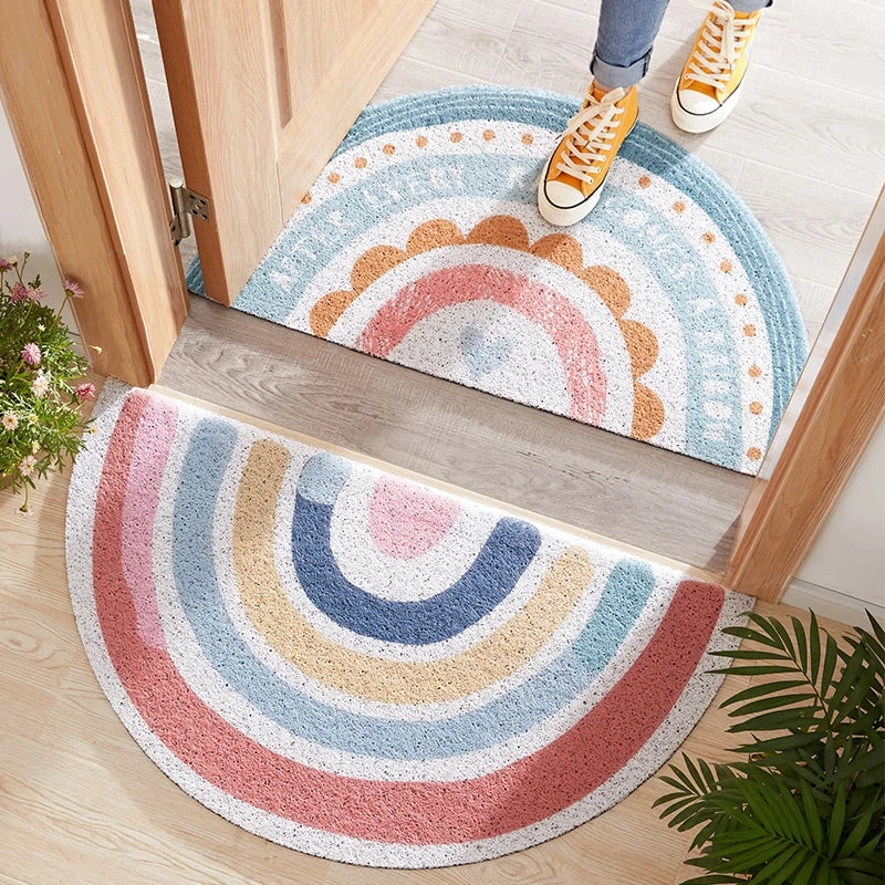 Non Slip Doormat Mats Pvc Coil Carpet Welcome Outdoor Rubber PVC Door Mats