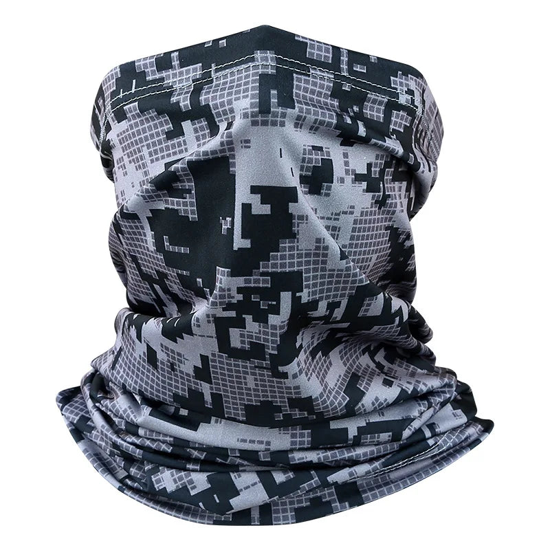 IRONDONKEY Summer Bicycle Full Face Cover Breathable Sunscreen Outdoor Sports Motorcycle Mask Sunscreen Headscarf Mask