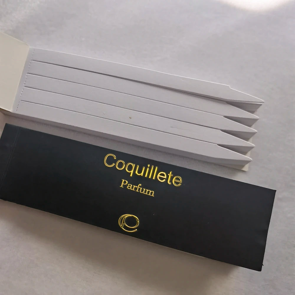 Fragrance Blotter Brochure Absorbent Test Paper Strips for Perfume Testing 100 Strips