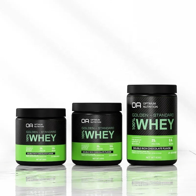 Customized Logo HDPE Medicine Pill Screw Cap Protein Powder Jar Supplement Bottle Packaging 300ml 500ml 600ml 800ml