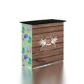Tool Free Aluminum Advertising Fabric Print Pop up Promotion Counter