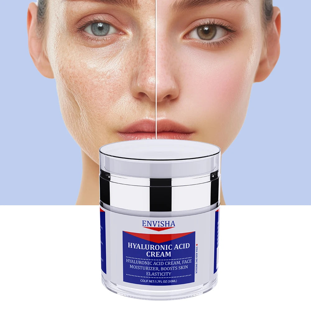 Professional Custom Logo Facial Care Cream Products Herbal Regeneraeion Repairing Brightening Organic Hyaluronic Acid Face Cream