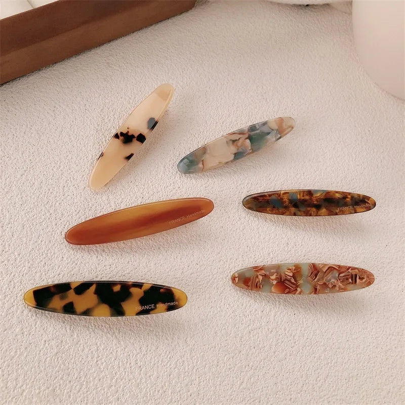 New Arrival Alligator Hair Clips for Girls Cute Acetate Hair Accessories with Sweet Style for Women