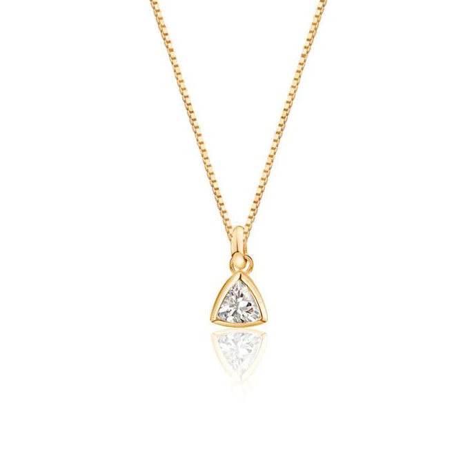 Gemnel Customized Peridot Birthstone Charm 925 Silver 18k Gold Zodiac Pendant Necklace