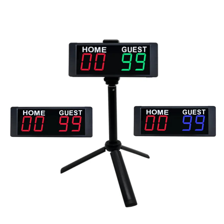 GANXIN Magnetic Battery Powered Digital Score Board Party Board Game Cornhole LED Electronic Scoreboard with Portable Desk Stand