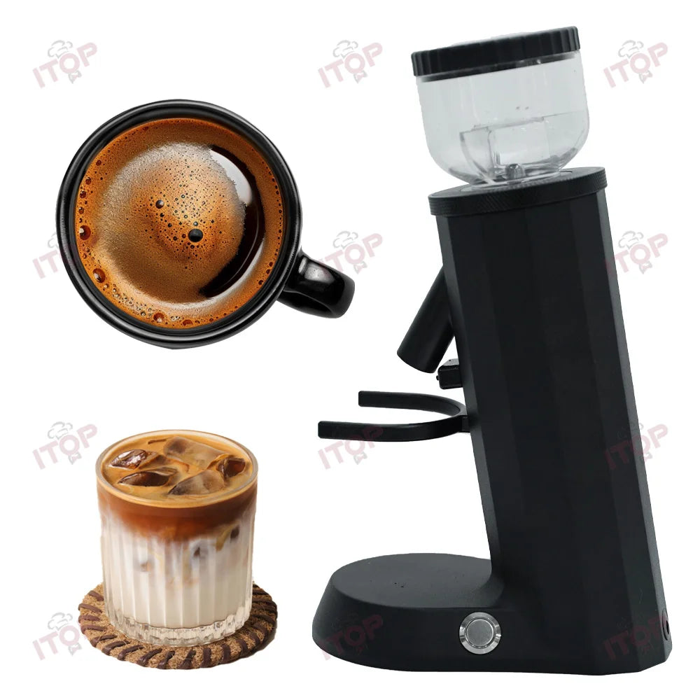Multi Function Portable Electric Coffee Grinder 48MM Cone Burr Coffee Grinder