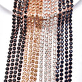 Rose Gold Base Dense Glass Rhinestone Cup Chain Diy Mobile Phone Case Jewelry Crystal Diamond Trim for Clothes Shoes Accessory