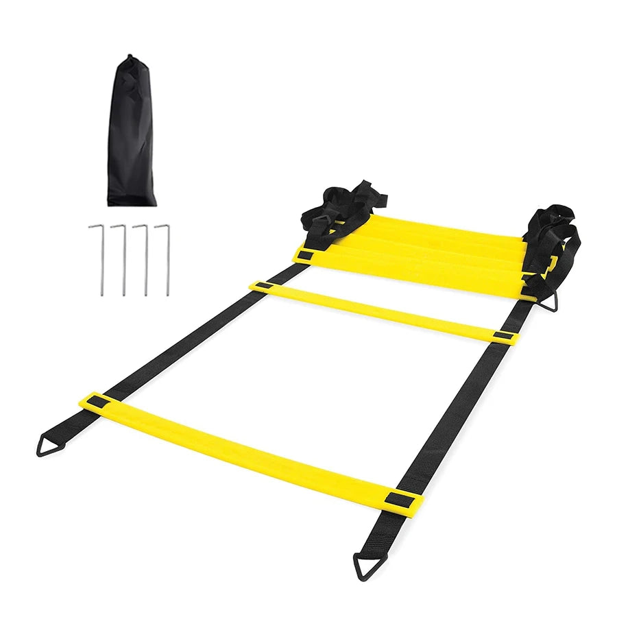 Wholesale Rungs Agility Ladder Set 4M8RUNGS Agility Ladder Training Ladder with Steel Stakes and Carry Bag