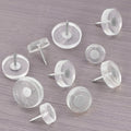 Clear Non-Slip PVC Rubber Furniture Leg Pads Thickened Floor Protectors Noise Tacks for Chair Table Feet Effective Floor