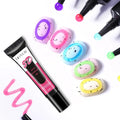 5D Neon Color Transparent UV 3D Gel 10 Colors 15 g Pudding Nail Polish Gel