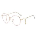 Octagonal Irregular Polygon Eyeglasses Chain Pendant Temple Women Oversized Blue Light Blocking Decoration Optical Spectacle