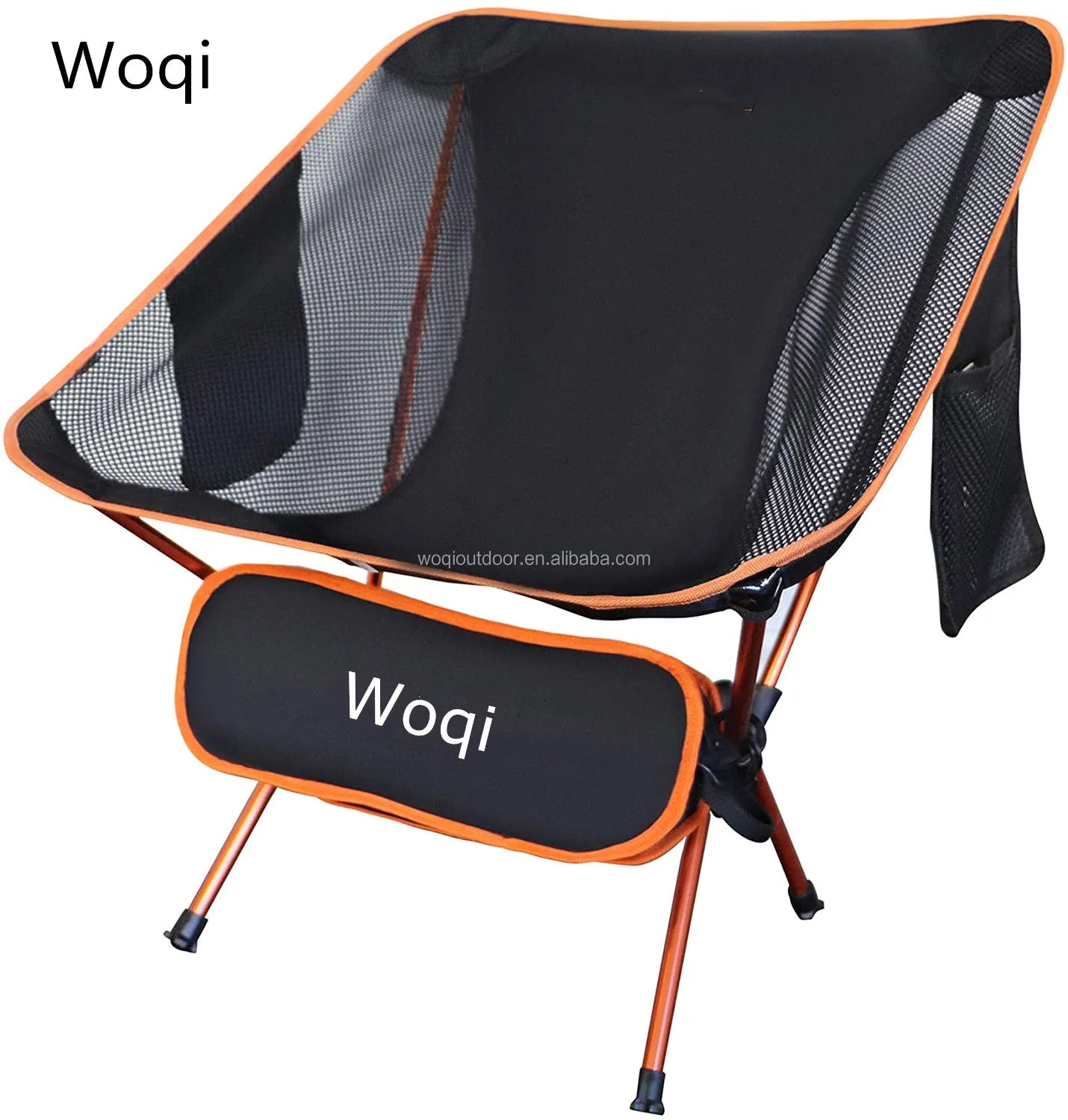 WOQI Hot Sale Folding Portable Backpack Beach Chair Camping Chair Fishing Chair Easy Carry