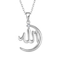 925 Sterling Silver Allah Pendant for Women Men Jewelry Islamic Muslim Religion Charm Gift Fine Jewelry Wholesale