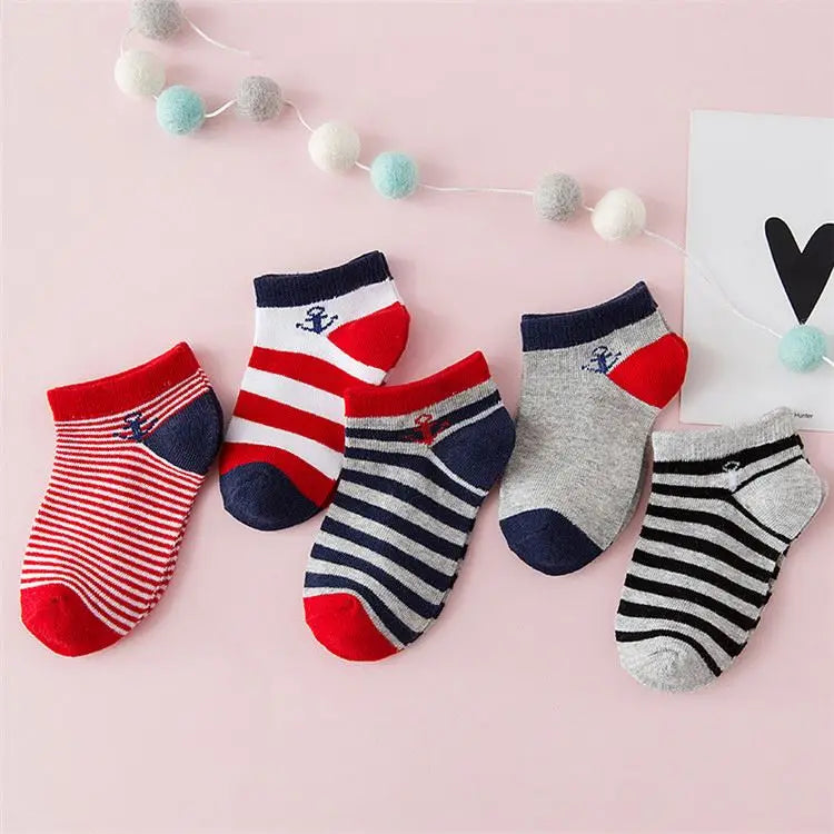 Spring Autumn New Cotton Socks Non-slip Baby Socks for Kids