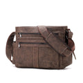 Nice Custom Vintage PU Fashion Summer Button Crossbody Laptop Shoulder Mens Side Bags Satchel Messenger Bags