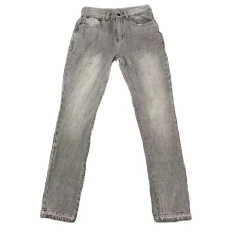 DENIMGUYS American Mens Streetwear Casual Vintage Washed Straight Stacked Jeans