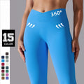 6627 2XL Plus Size Seamless Scrunch Butt Yoga Legging V Waist Gym Compression Athletic Legging Custom Logo