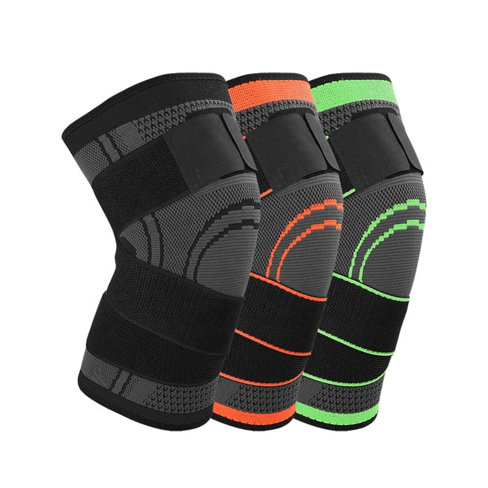 Non Slip Breathable Knee Sleeve Compression Fitness Knee Brace Exercise Workout Knee Support Belt Sport Gym Running S M L XL XXL