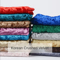 Knit Tecido Pleuche Korean Crushed Velvet Velour Fabric Online Cloth Ice Velvet Fabrics