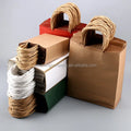 Eco Friendly Colorful Craft Paper Bag Custom Your Own logo Gift Stock Kraft Paper Bags With Handle