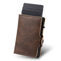 rfid credit card holder wallet for men women with pop up function mini card case hot selling business gift