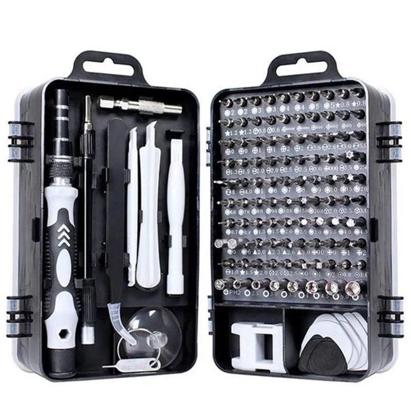 Professional 115-in-1 Mini Magnetic Screwdriver Bit Set DIY Precision Repair Tool Plastic for Mobile Phone Customizable OEM