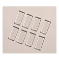 Trending Products 2025 New Arrival 120 Pcs Clear Plastic Square Professional Nail Tips Painting UV Gel Polish Color Chart
