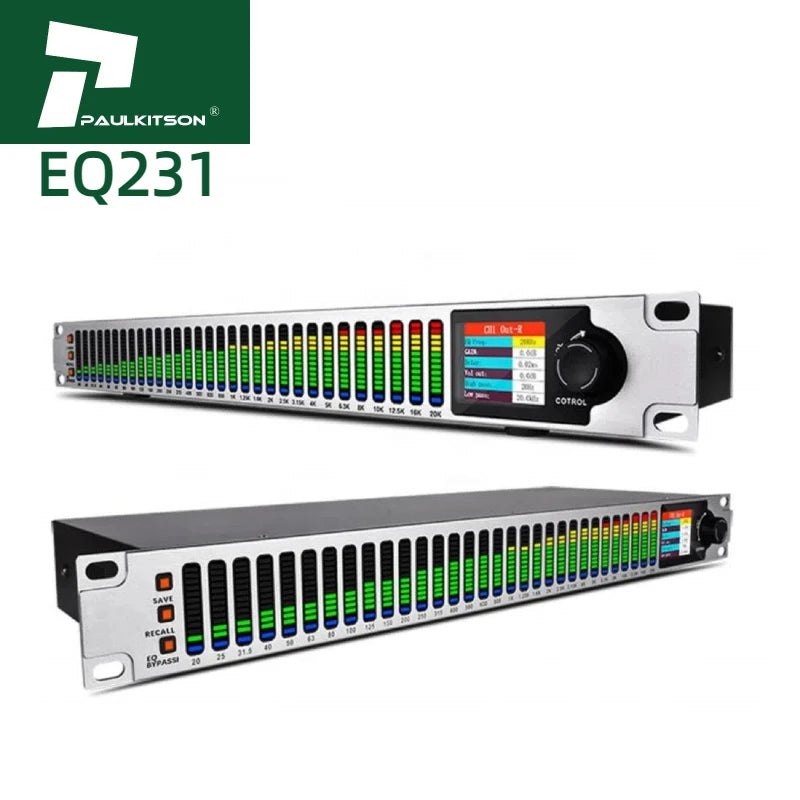 Paulkitson EQ231 DSP Processing Audio Equalizer Board 31-Band Targa Audio Metal Shell