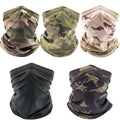 Wholesale Multifunctional Summer Outdoor Sunscreen Sports Nylon Neck Gaiter Tube Sunscreen Tactical Cycling Camo Bandana