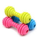 Guangzhou Manufacturer Supply Soft Pet Molar Toy Chewing Dog Toy Tpr Dumbbel