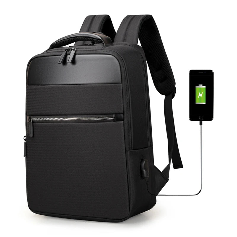 Wholesale Business Waterproof Men Computer Bookbag Handbags Women Travel Laptop case 15.6 Inch Bag Backpack with Usb
