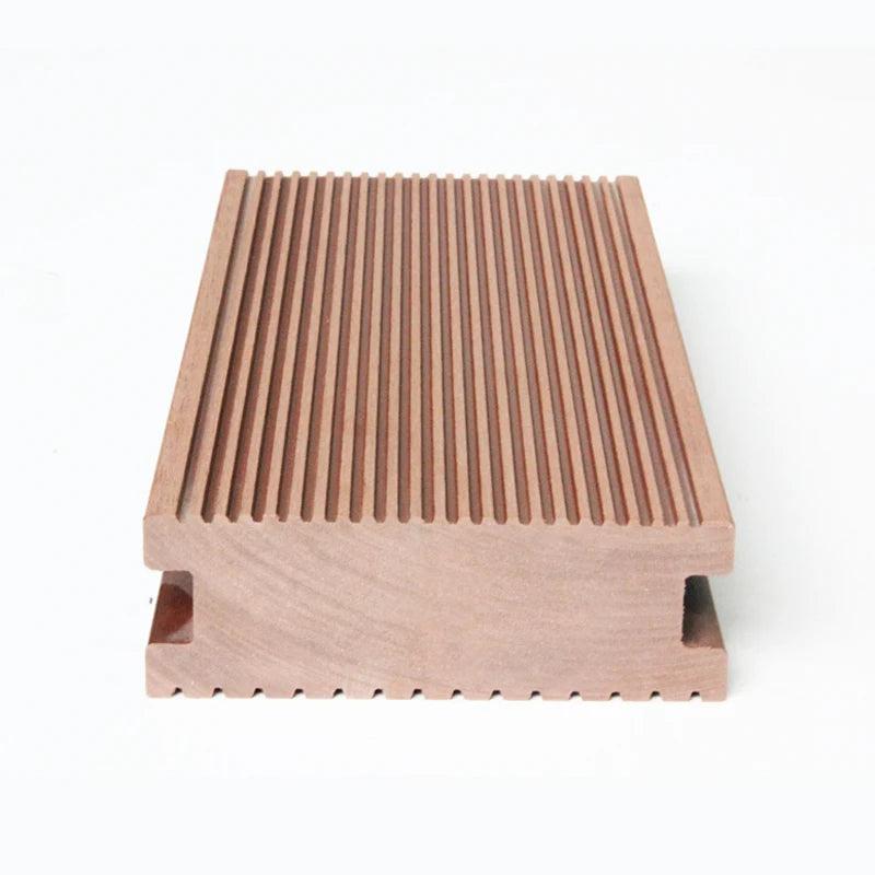 Popular Swimming Pool & Garden Modern Anti-Slip Waterproof Brushed Wood Plastic Composite Decking 140*50mm