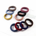 20PCS Women Girls Simple Basic Elastic Hair Bands Ties Scrunchie Ponytail Holder Rubber Bands Fashion Headband Hair Accessories
