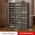 Quality Modern Shoe Rack Cabinet Storage Convertible Extendable Stackable Black Clear Door Cheap Plastic Living Room Cabinets
