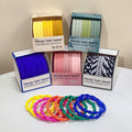 Candy-Colored Polyester Hair Ties Soft and Stylish Rope for Unisex Daily Life LINGSHANG Gift