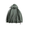 2024 French Terry Hoodie String Hem Design 430gsm Hoodie Quality Wholesale Acid Wash Hoodie Crop