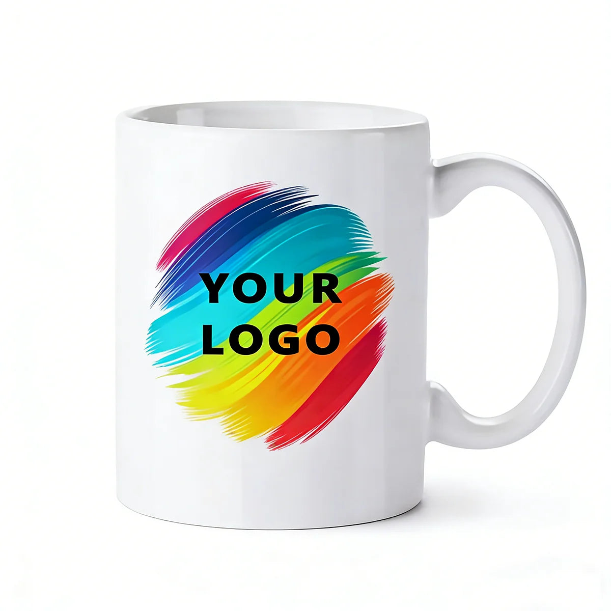 ZREGGUR Sublimation Mugs for Custom Designs Blank Mugs 350ml 11oz Coated Ceramic Mugs with Handles Sublimation Coffee Tea Cups