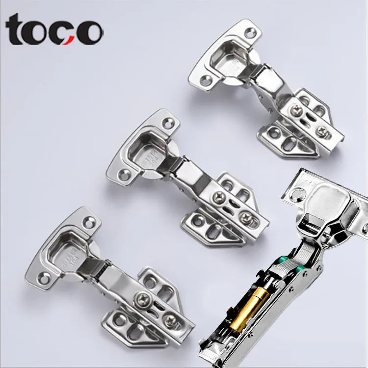 TOCO 30 & 270 Degree Soft Close Cabinet Hinge 35mm Cup 201 & 304 SS 3D Auto-Adjustable Hydraulic Gate for Kitchen & Living Room