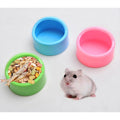 New Wholesale Thickened ABS Imitation Ceramic Food Basin Anti Planer Small Pet Food Box Bowl Pet Supplies