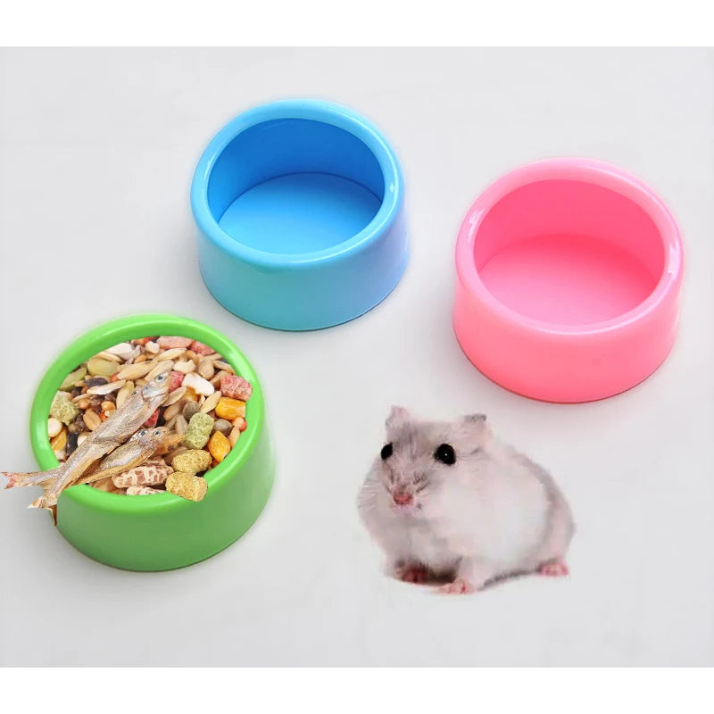 New Wholesale Thickened ABS Imitation Ceramic Food Basin Anti Planer Small Pet Food Box Bowl Pet Supplies