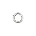 925 Sterling Silver Spring Round Clasp Closure Charm Holder O Ring Clip for Jewelry Bracelet Necklace 10mm 12mm 14mm 16 18 20 mm