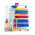 Hot Selling Soft Handle Crochet Hook Set Handmade DIY Sewing and Weaving Tools Aluminum Knitting Needles Sewing Kit